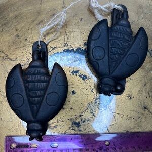Set of 2 Cast Iron Ladybug Door Knockers